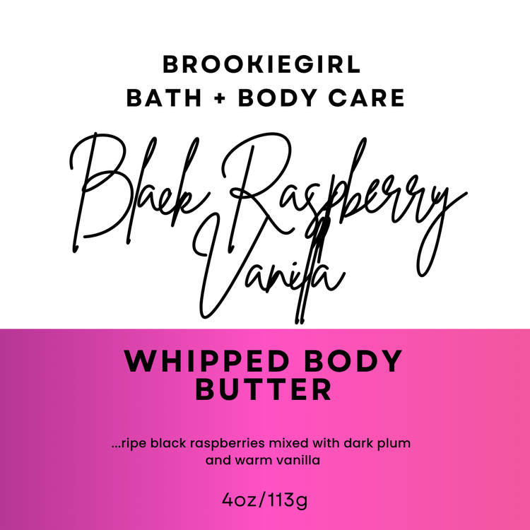 BLACK RASPBERRY VANILLA WHIPPED BODY BUTTER